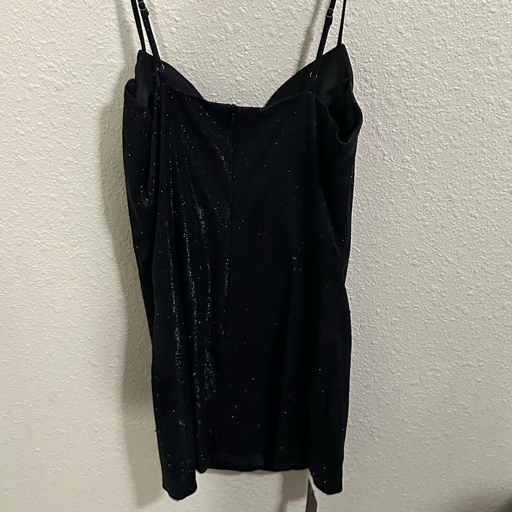 Black Bodycon Cut Out Mini Dress - Picture 2 of 4